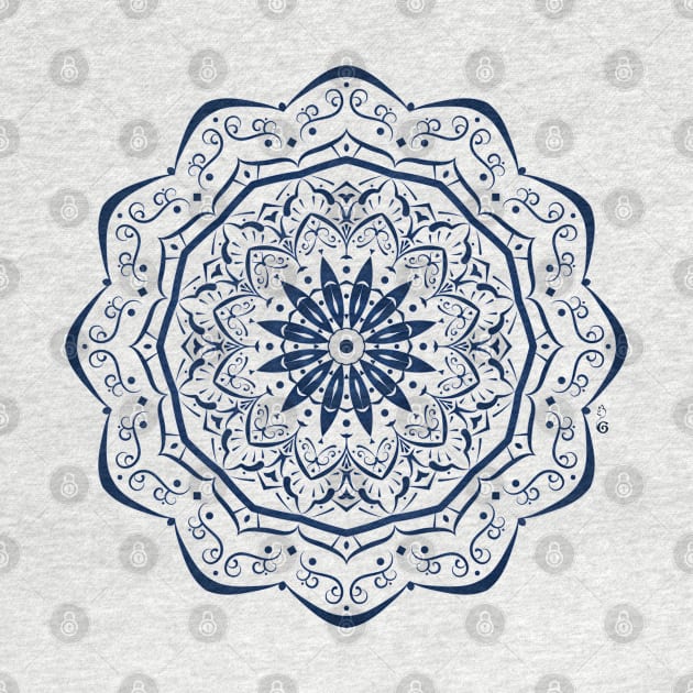 Blu mandala by HagalArt